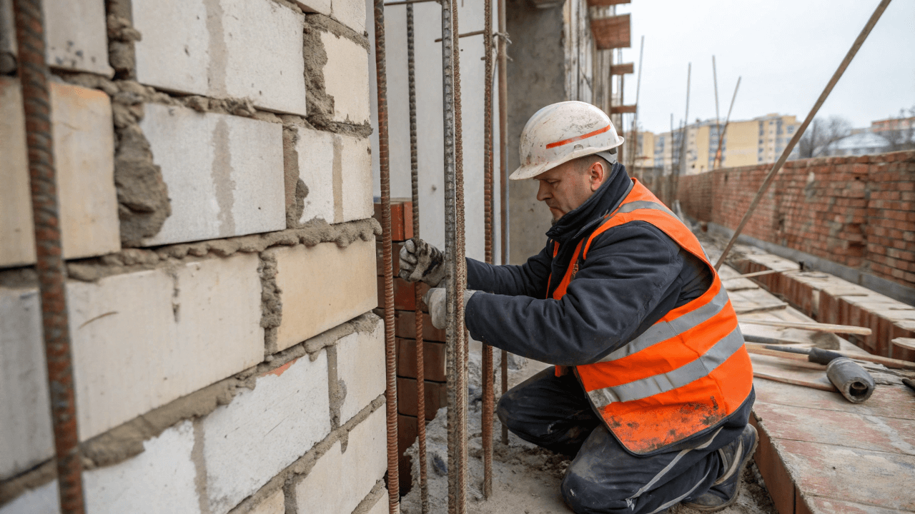 Тиксотропный ремонтный состав: восстановление вертикальных стен без опалубки